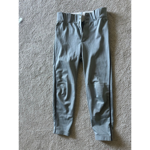 Men’s Dirty Mids Baseball Pants Size M Gray with Black Stripes - Picture 1 of 2
